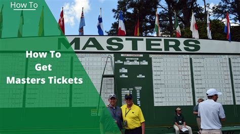 odds of getting masters tickets